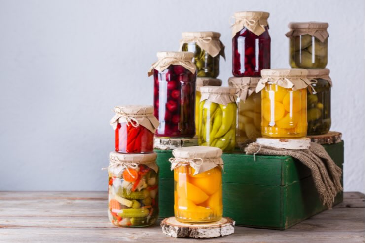 barattoli di conserve