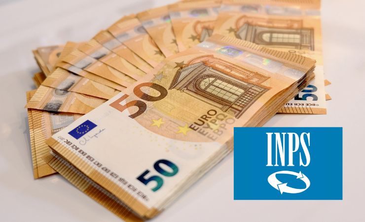 soldi e la scritta inps